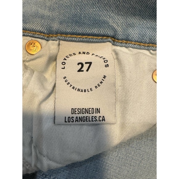 NWOT LOVERS AND FRIENDS $158 River Flare Leg Jeans in Key West Size 27 - Picture 6 of 7
